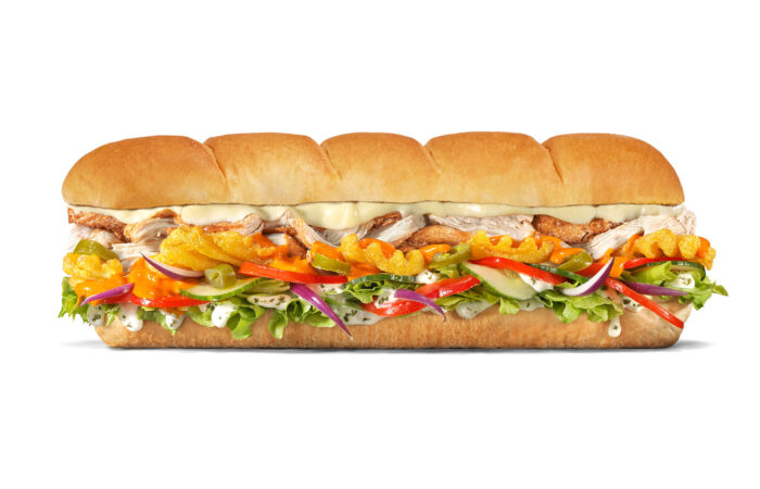 subway mild & wild menu item furious chicken