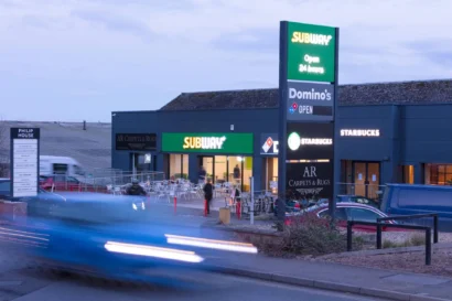 subway restaurant in europe with subway integrated digital experience