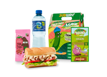 the subway kids pack items by Subway